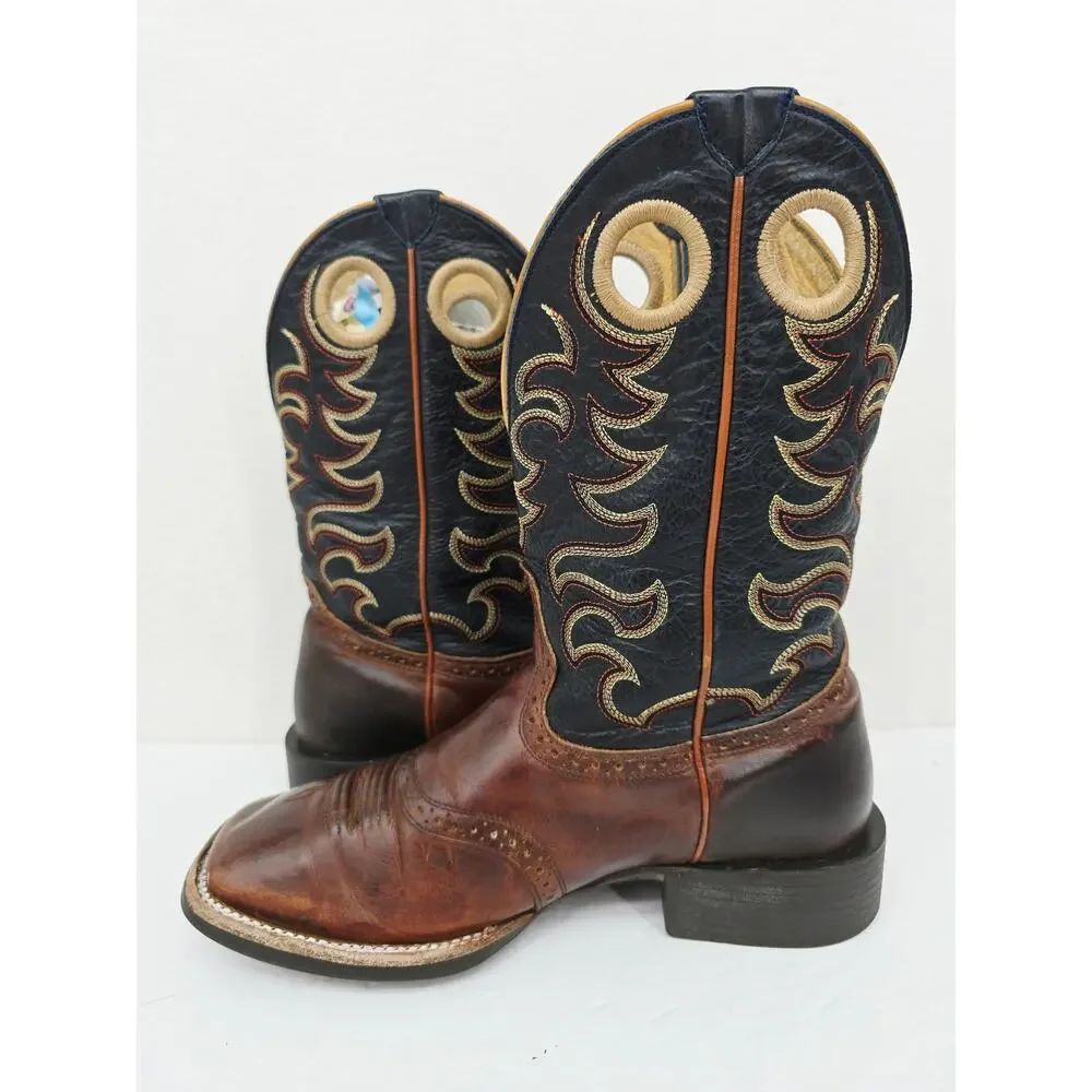 Cody James Xero Gravity Gibson Saddle Western Boots Brown Black 9